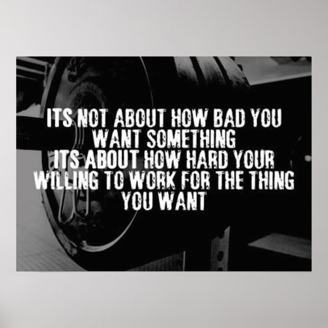 Póster Motivação de Workout (Frente)