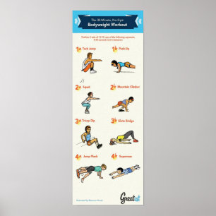 Poster Motivação de Workout