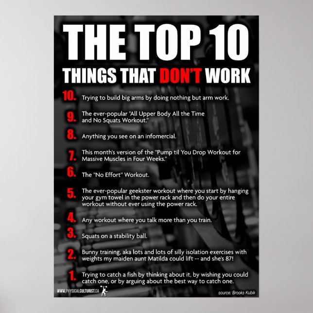 Póster Motivação de Workout (Frente)