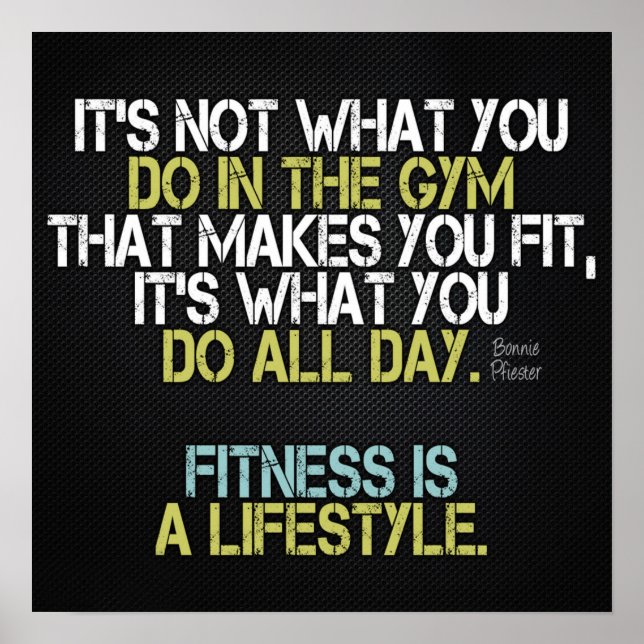 Poster Motivação de Workout (Frente)