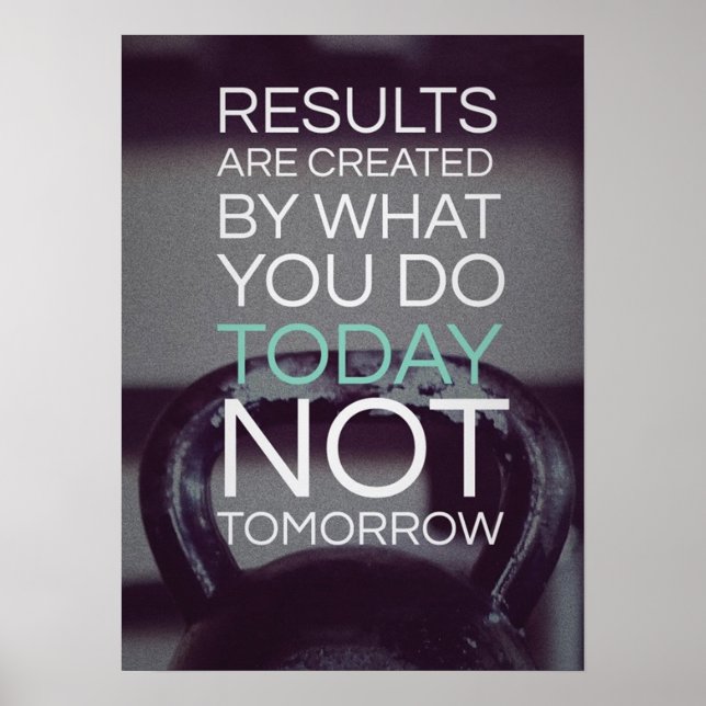 Póster Motivação de Workout (Frente)