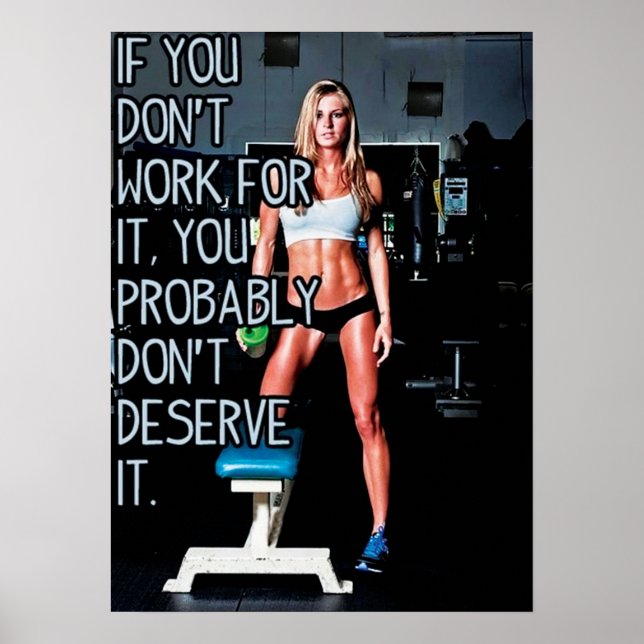 Poster Motivação de Workout (Frente)