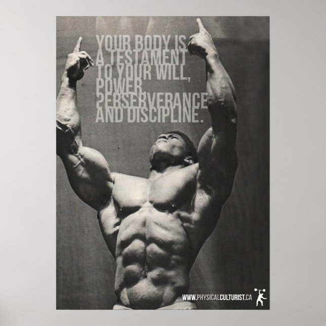 Poster Motivação de Workout (Frente)