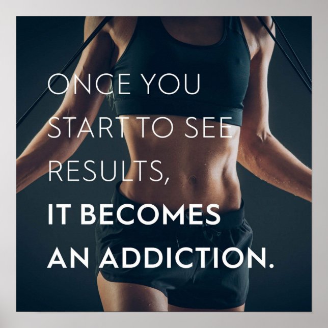 Poster Motivação de Workout (Frente)