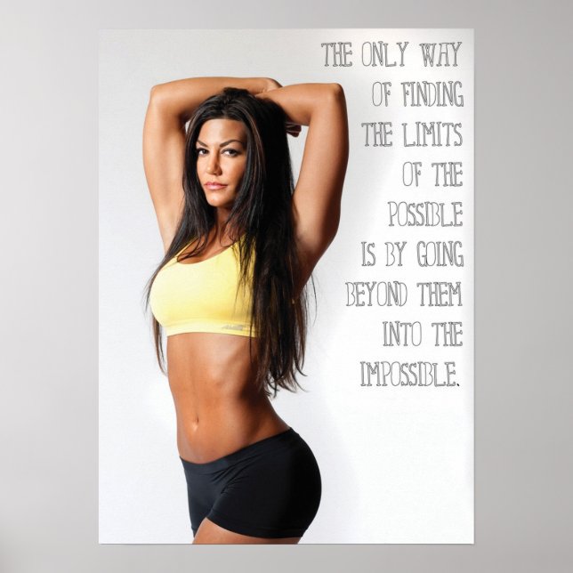 Poster Motivação de Workout (Frente)