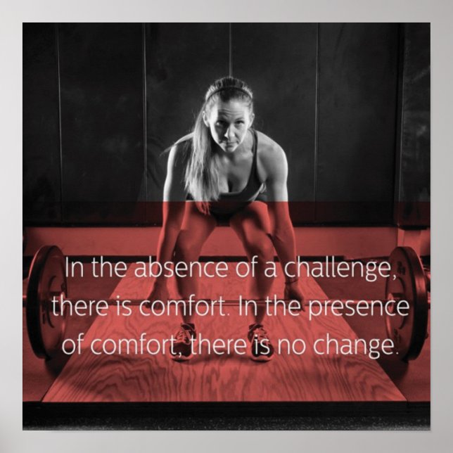 Poster Motivação de Workout (Frente)