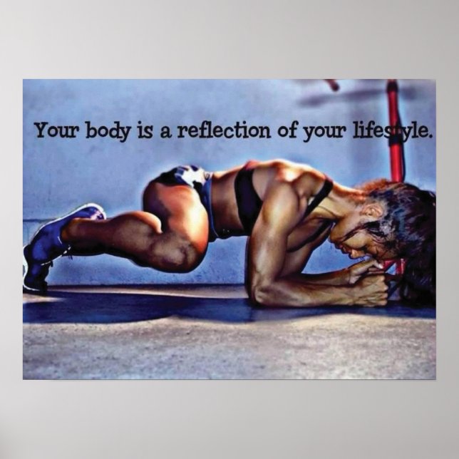 Poster Motivação de Workout (Frente)