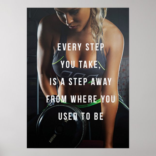 Poster Motivação de Workout (Frente)