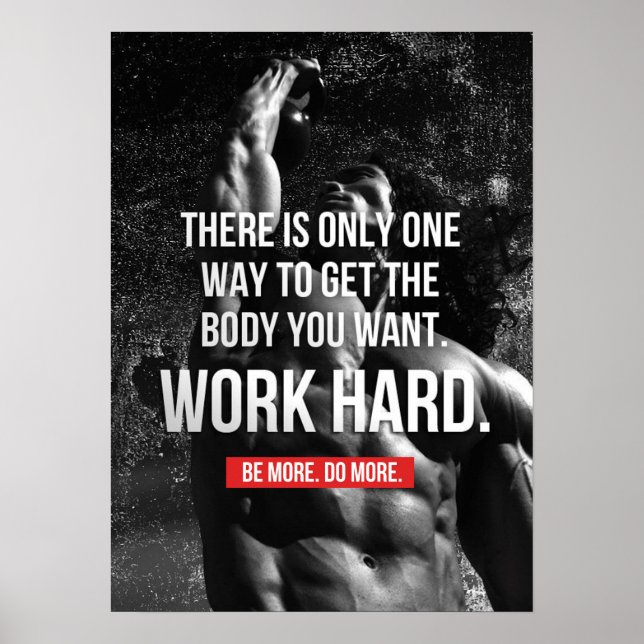 Poster Motivação de Workout (Frente)