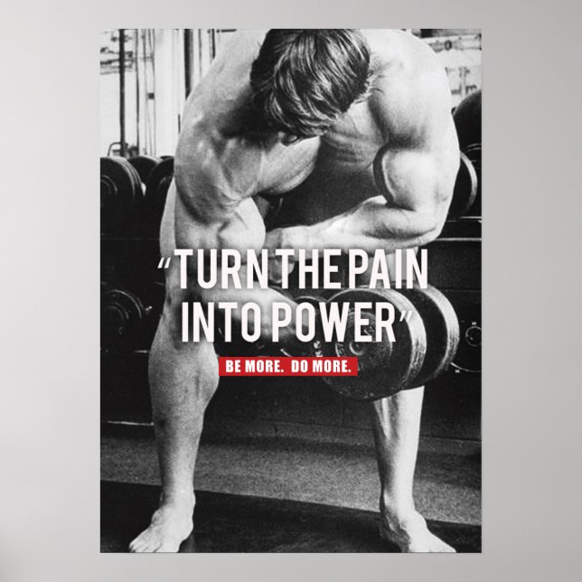 Póster Motivação de Workout (Frente)