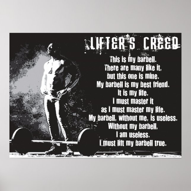 Poster Motivação de Workout (Frente)