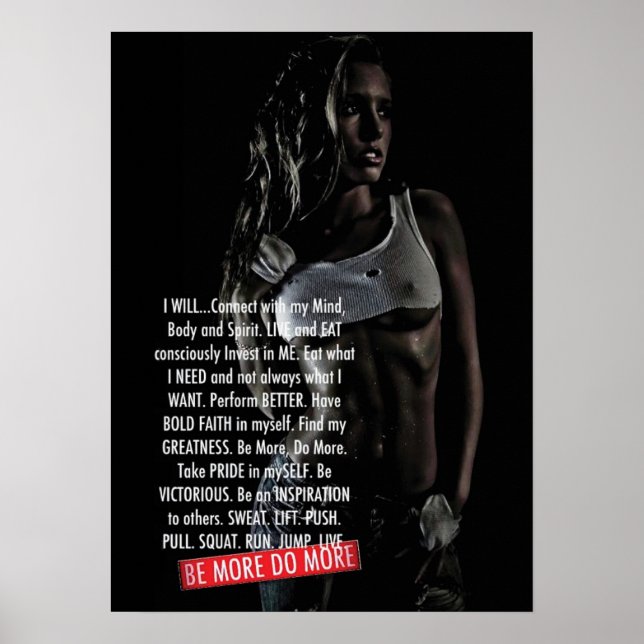 Poster Motivação de Workout (Frente)