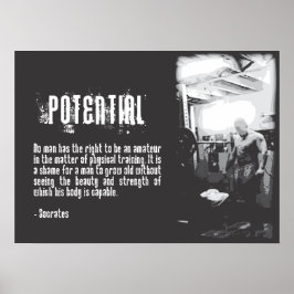 Poster Motivação de Workout