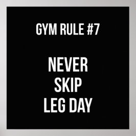 Poster Motivação de Workout