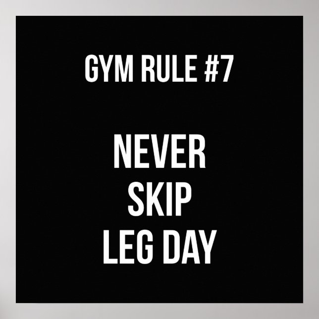 Poster Motivação de Workout (Frente)