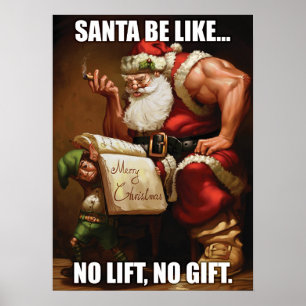 Póster Motivação de Workout