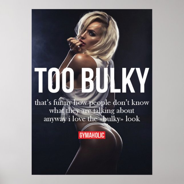 Póster Motivação de Workout (Frente)