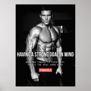 Póster Motivação de Workout