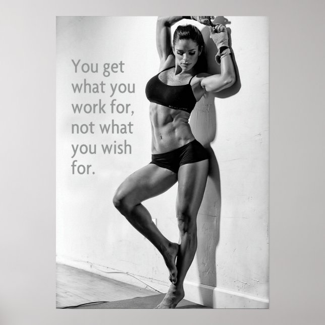 Poster Motivação de Workout (Frente)