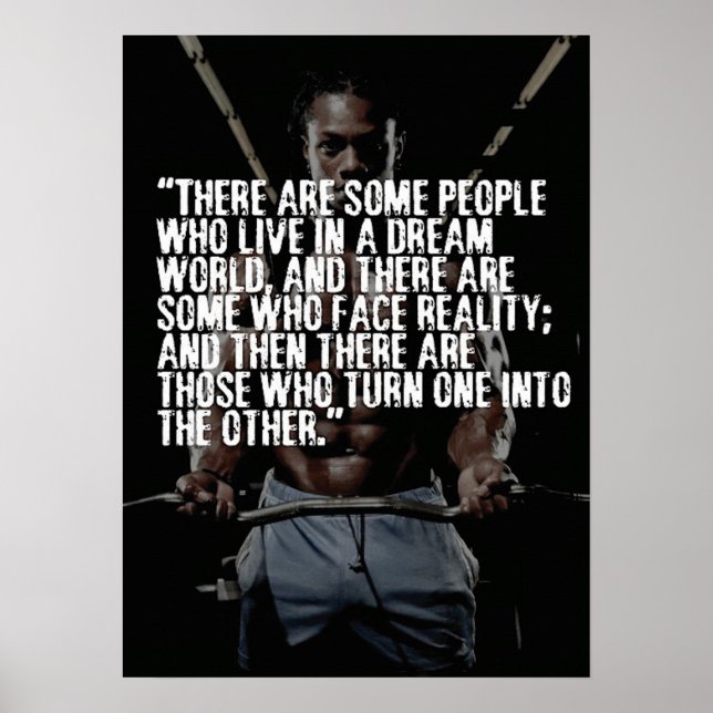 Poster Motivação de Workout (Frente)