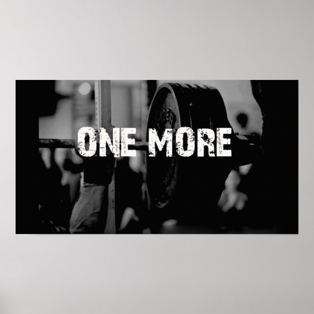 Póster Motivação de Workout (Frente)