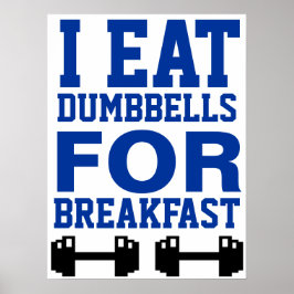 Póster Motivação de Workout