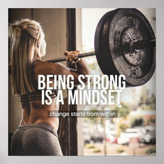 Poster Motivação de Workout (Frente)