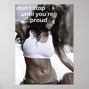 Póster Motivação de Workout