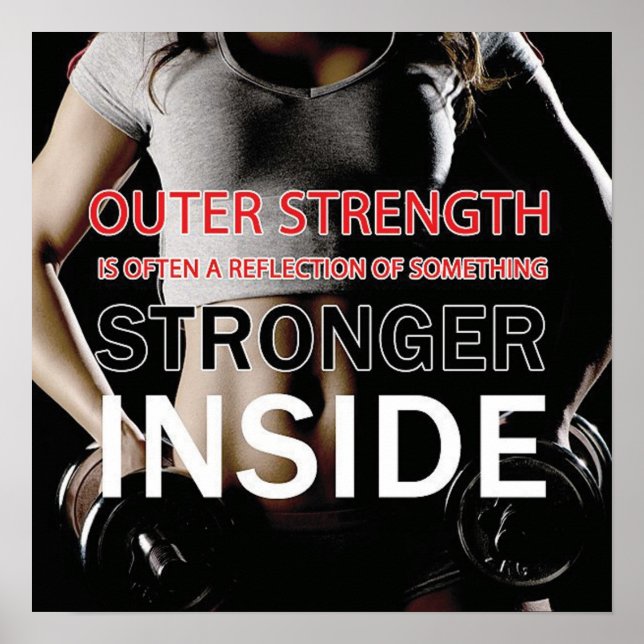 Póster Motivação de Workout (Frente)