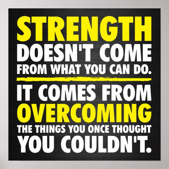 Póster Motivação de Workout (Frente)