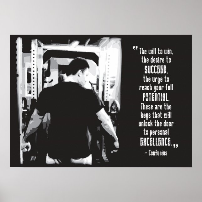 Poster Motivação de Workout (Frente)