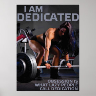 Poster Motivação de Workout