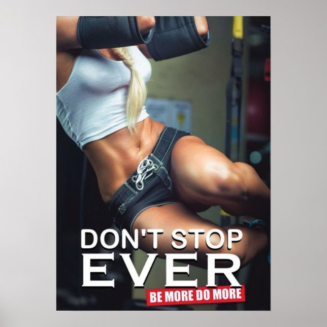 Poster Motivação de Workout (Frente)
