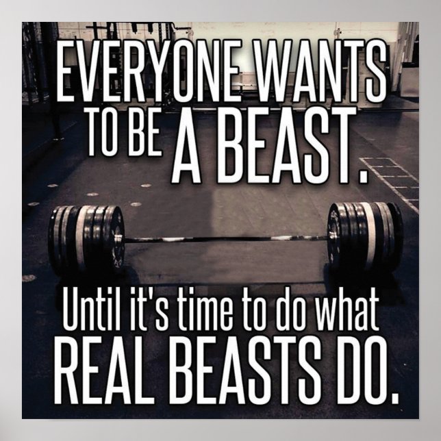 Póster Motivação de Workout (Frente)