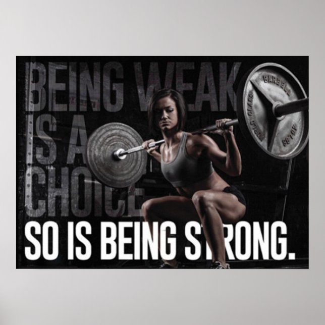 Poster Motivação de Workout (Frente)
