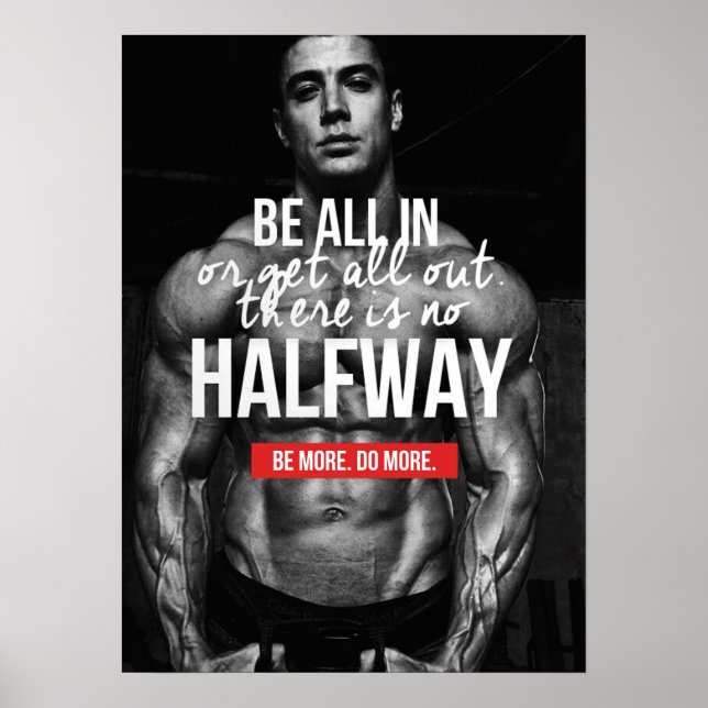 Póster Motivação de Workout (Frente)