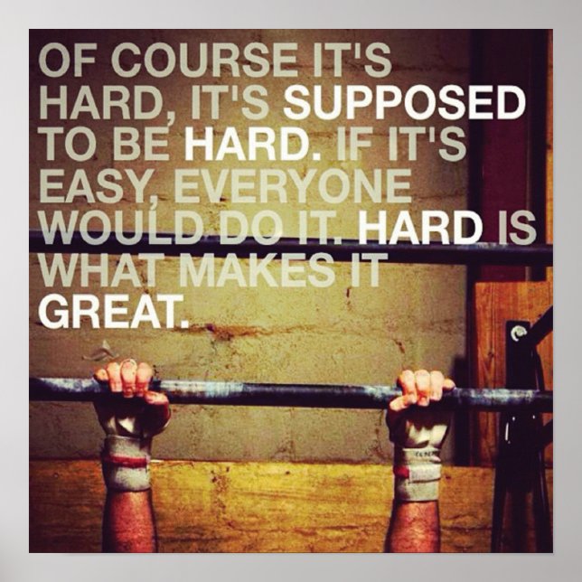 Poster Motivação de Workout (Frente)