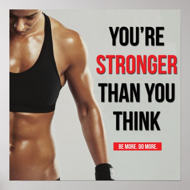 Poster Motivação de Workout (Frente)