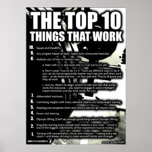 Poster Motivação de Workout