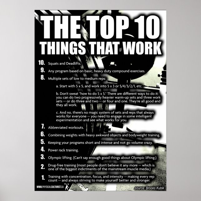 Poster Motivação de Workout (Frente)