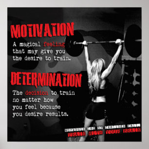 Poster Motivação de Workout