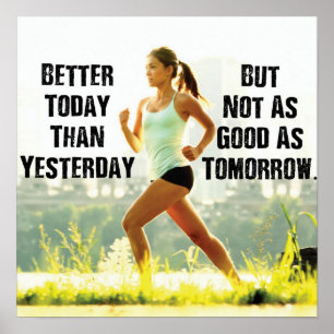 Poster Motivação de Workout