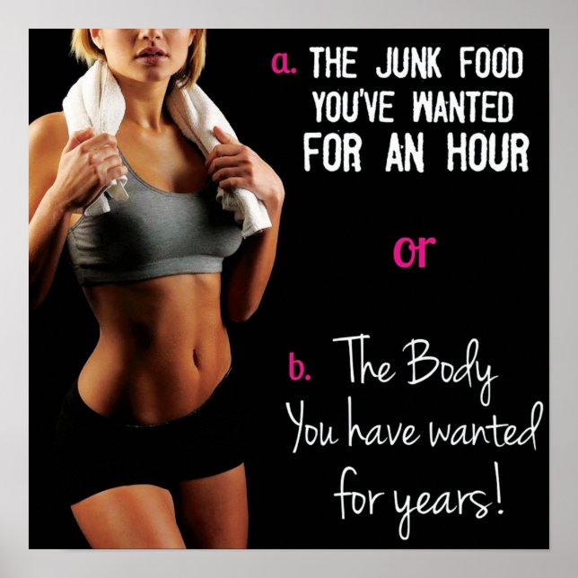 Póster Motivação de Workout (Frente)