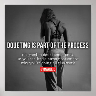 Póster Motivação de Workout