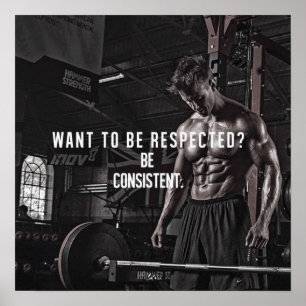 Póster Motivação de Workout