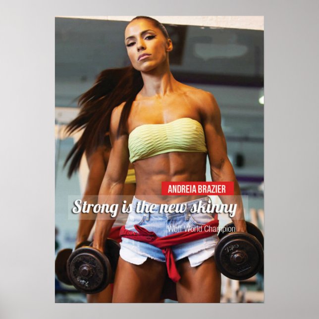 Póster Motivação de Workout (Frente)