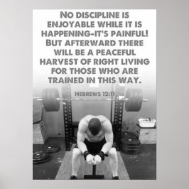 Poster Motivação de Workout