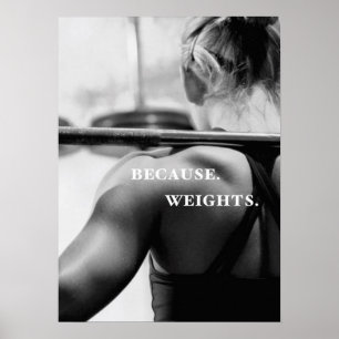Póster Motivação de Workout