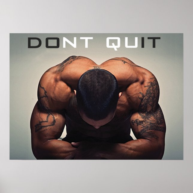 Poster Motivação de Workout (Frente)