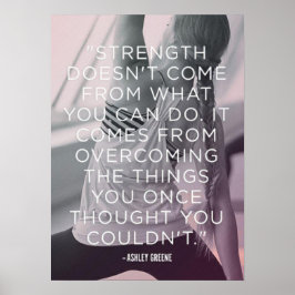 Poster Motivação de Workout